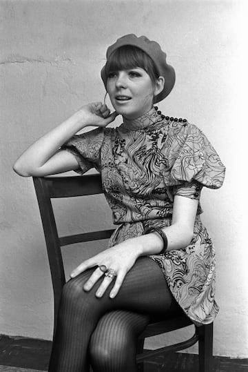 Una joven Diane Keaton en los años 60.