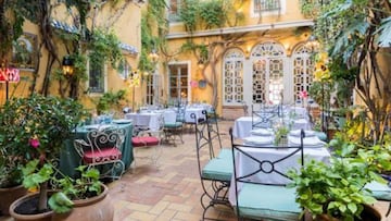 La terraza de Casa Manolo León es ideal para una cena en un ambiente idílico