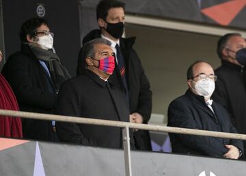 Joan Laporta junto a Miquel Iceta.