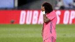 Marcelo se lamenta en un momento del Real Madrid-C&aacute;diz.
 
 