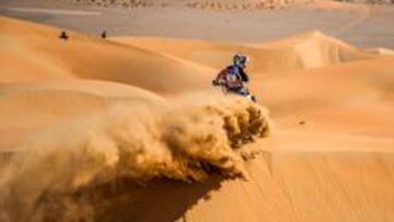 Toby Price, durante el Abu Dhabi Desert Challenge.