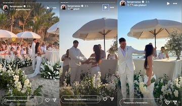 Así fue la boda de Santiago Giménez y Fernanda Serrano: Las fotos de la ceremonia