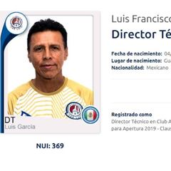 Conoce a Luis García, técnico interino del Atlético de San Luis