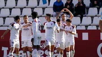 18/12/22 Partido Segunda División Liga Smartbank, entre Albacete - UD Ibiza gol HIGINIO ALEGRIA