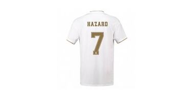 Hazard lucirá el número 7 en el Real Madrid.