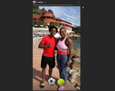 Alegría y admiración de Juan Cuadrado al conocer a Serena