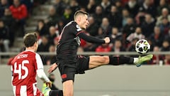 Resumen y goles del Olympiacos vs Leverkusen, dieciseisavos de la Champions League 25-26