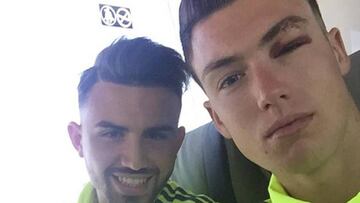 Alex Craninx con Borja Mayoral