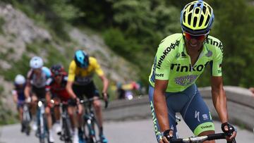 Alberto Contador, durante la última etapa del Criterium del Dauphiné.