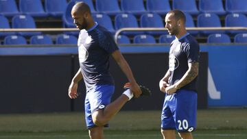 Sidnei no llegará a tiempo para el derbi, pero Guilherme sí está recuperado.