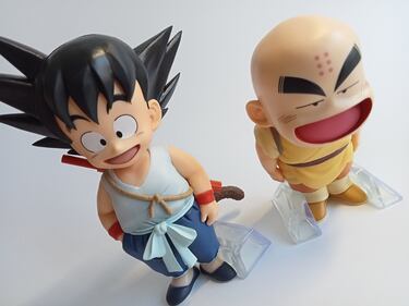 Un hérculeo Mutenroshi junto a los Goku y Krillin más entrañables en tres geniales figuras de los inicios de ‘Dragon Ball’