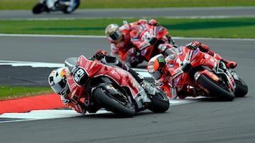 Martín, Bagnaia y Bastianini luchan por la victoria en Silverstone.
