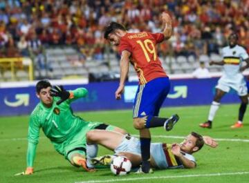 Jan Vertonghen, Diego Costa y Courtois.