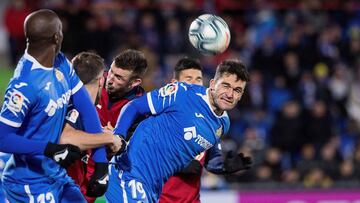 1x1 del Getafe: Molina contra el palo y el Geta contra una roca