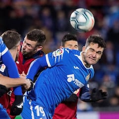 1x1 del Getafe: Molina contra el palo y el Geta contra una roca