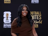 The British-Jamaican broadcaster will help run the World Cup draw alongside Kevin Hart, Tom Brady, Shaquille O’Neal, and more.