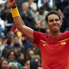 Rafa Nadal gana sin problemas en la Davis y pone el empate a 1