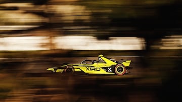 David Beckmann, con el Kiro en los test de Fórmula E en el Jarama.