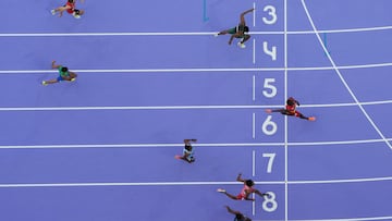 La pista de Atletismo durante París 2024.