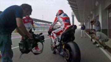 Stoner, hoy en el Circuito de Losail.