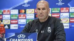 Zidane: "I believe in what we are doing and the players I have"