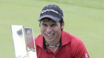 <B>ESTRENO.</B> Después de finalizar tercero en el Abierto Británico, Romero ha estrenado su palmarés en Europa.