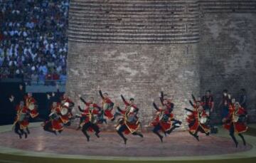 La ceremonia de clausura de los Juegos Europeos de Bakú