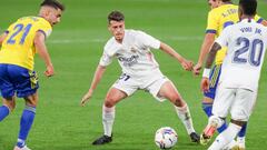 Antonio Blanco debut&oacute; como titular con el Real Madrid en el 0-3 al C&aacute;diz.