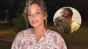 La modelo Jordan Ozuna publica sus primeras imágenes con Benzema