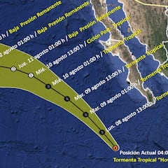 Tormenta Tropical “Howard”: trayectoria, estados afectados e inundaciones en México