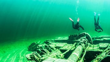 Un pescador descubre un naufragio hist¨®rico en la niebla de uno de los Grandes Lagos: ¡°Estuvo all¨ª m¨¢s de 100 a?os¡±