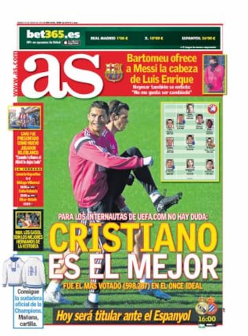 Las portadas de AS de enero