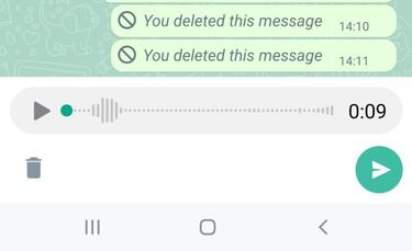 Novedad WhatsApp: Cómo escuchar un audio antes de enviarlo y regrabarlo si hace falta