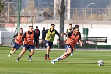 Las primeras postales de Berizzo dirigiendo a la Roja