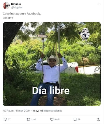 Los mejores memes de la caída de Instagram y Facebook