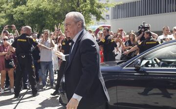 El presidente del Real Madrid Florentino Prez