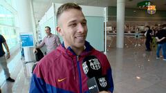 Siete jugadores del Barça B se entrenan con el primer equipo