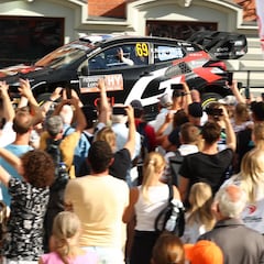 Kalle Rovanpera, primer líder en Letonia