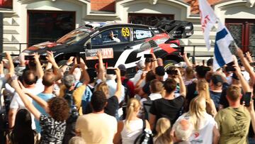 Kalle Rovanpera, primer líder en Letonia