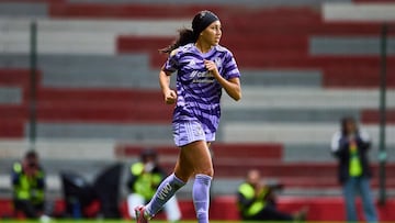 Aaliyah Farmer celebrates her goal 1-2 of Tigres during the 4th round match between Toluca and Tigres UANL as part of the Liga BBVA MX Femenil, Torneo Clausura 2026 at Nemesio Diez Stadium, on January 21, 2026 in Toluca, Estado de Mexico, Mexico.