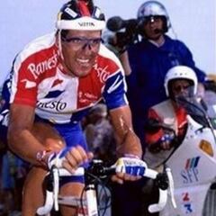El día que Bruyneel hizo "tras moto" a rebufo de Indurain