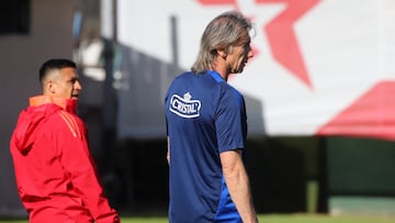 Futbol, Entrenamiento seleccion chilena.
Entrenamiento de la seleccion chilena previo al partido contra Paraguay, en el Complejo Deportivo Juan Pinto Duran.
Santiago, Chile.
18/03/2025
Jonnathan Oyarzun/Photosport
Football, Trainning session team Chile.
Training of the Chilean team prior to the match against Paraguay held at the Complejo Deportivo Juan Pinto Duran.
Santiago, Chile.
18/03/2025
Jonnathan Oyarzun/Photosport