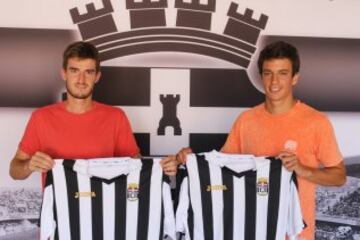 Rivero y Palau, nuevos jugadores del Cartagena. 