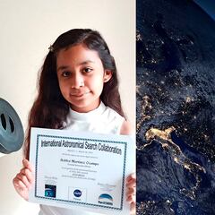 Mexicana descubre asteroide y es reconocida por la NASA