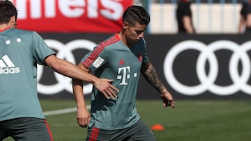 James Rodr&iacute;guez, jugador del Bayern M&uacute;nich