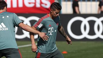 James Rodríguez, jugador del Bayern Múnich