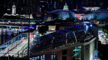 Gran Premio de Singapur de F1: horarios, fechas y dónde ver la carrera de Marina Bay