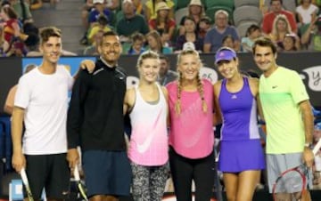 Ana Ivanovic deslumbró en el Kids Day del Abierto de Australia.