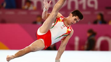 Daniel Corral, gimnasta artístico que obtuvo el tercer lugar durante la primera temporada de Exatlón.