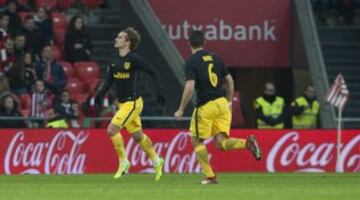 Griezmann celebra el 2-2.